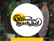 Tablet Screenshot of memoriesbar-khaolak.com